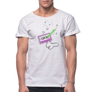 Printed T-shirt “CASSETTE”
