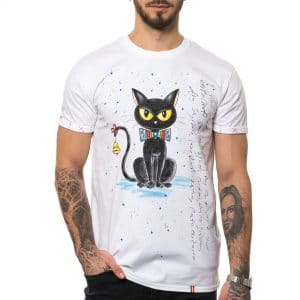 Painted T-shirt ‘CHRISTMAS WITH BAGHERA’
