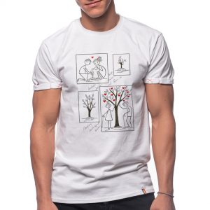 Printed T-shirt “LET’S GROW OLD TOGETHER”