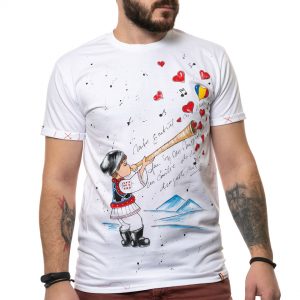 Painted T-shirt “LOVE SONG”