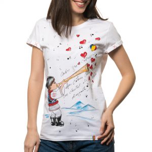Painted T-shirt “LOVE SONG”