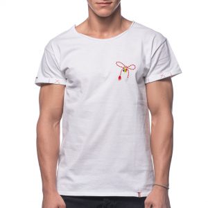 Embroidered T-shirt ‘MARCH’
