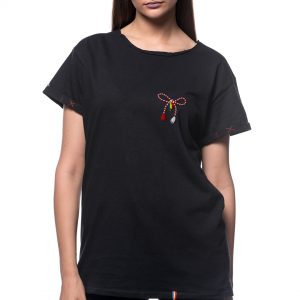 Embroidered T-shirt “MARCH”