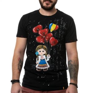 Painted T-shirt “FALL IN LOVE WITH YOU”