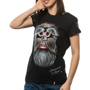 Painted T-shirt ‘TRADITIONAL MASK MARAMURES 1’