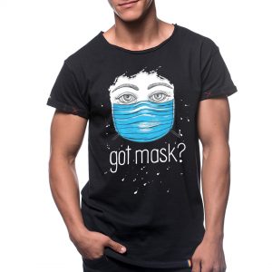 Printed T-shirt “GOT MASK?”