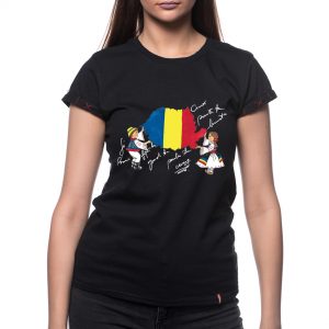 Painted T-shirt “ROMANIAN SOUL”