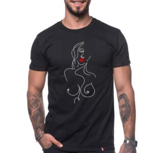 Embroidered T-shirt “EMOTIONAL EFFECTS”