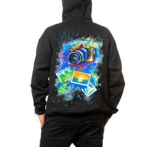 Painted Hoodie “I’M A PHOTOGRAPHER”