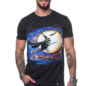 Painted T-shirt “ARE WITCHES REAL”