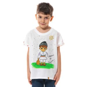 Painted T-shirt “MOLDOVA TRADITIONAL COSTUME”