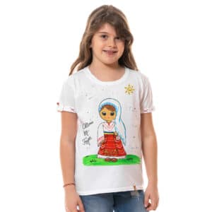 Painted T-shirt “OLTENIA TRADITIONAL COSTUME”