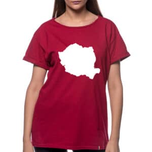 Printed T-shirt “ROMANIAN MAP”