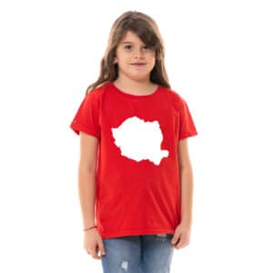 Printed T-shirt ‘ROMANIAN MAP’