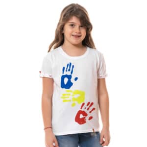 Painted T-shirt “PROUD ROMANIAN”