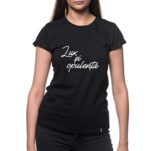 Printed T-shirt “OPULENCE”